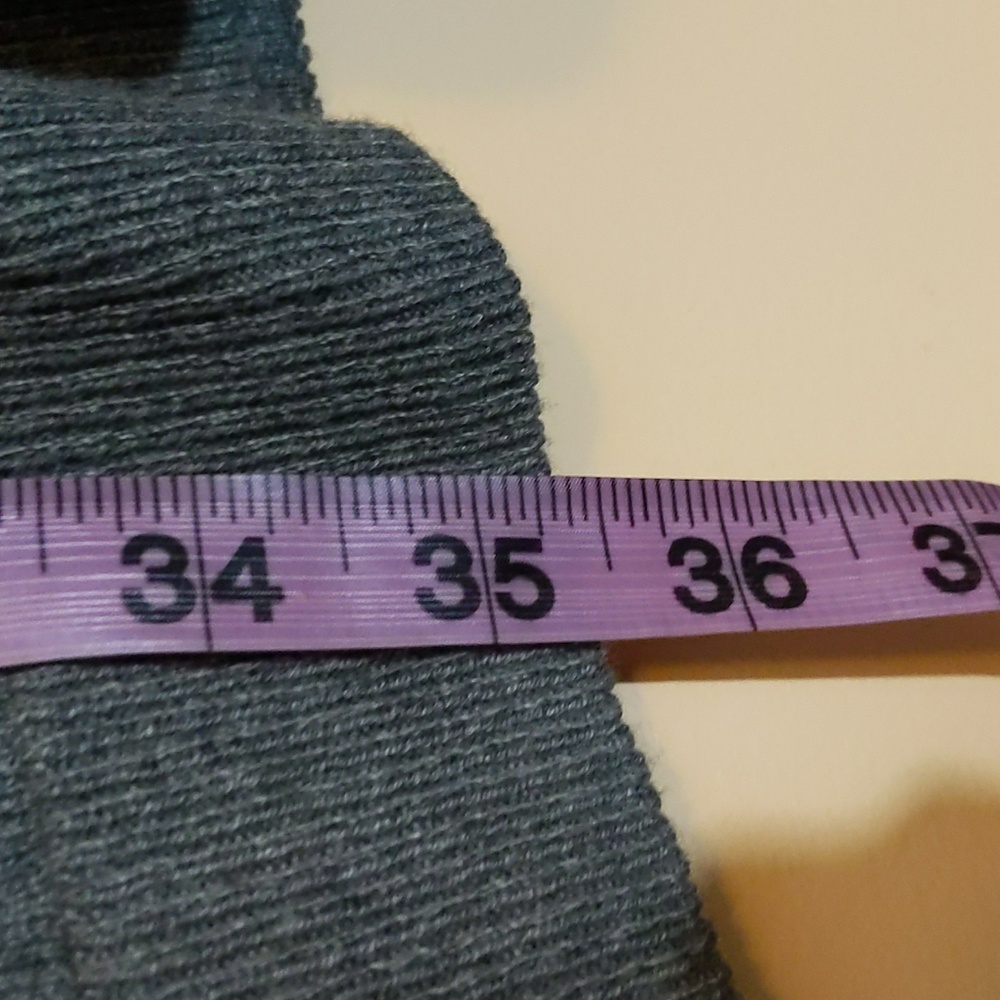 Joe Fresh| NWT Long Grey Buttoned Down Long Sleeve Cardigan Cotton Blend - Picture 7 of 14